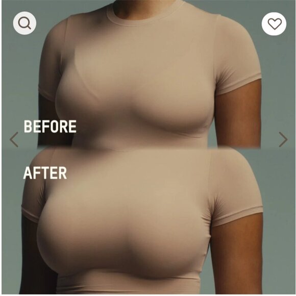 SKIMS NWT ultimate collection push up plunge bra 32C onyx black - Picture 2 of 9